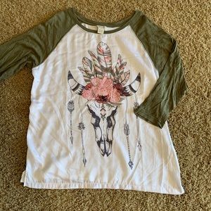 Ariat baseball tee